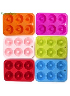 Spaceshoop Silicone Donut Moulds / Doughnut Mould Muffin Tray / Non-Stick 6 Cavity Silicone Doughnut Baking Pan / for Cake, Biscuit, Bagels  - Image 2