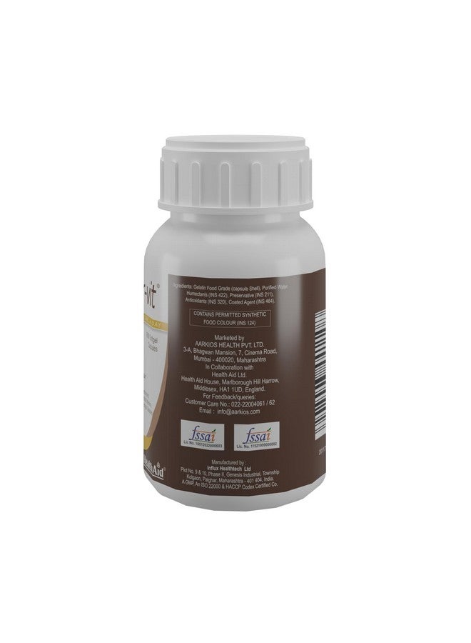 Health Aid HealthAid Hair-Vit With Biotin, Zinc, Folic Acid, Fibre & Multivitamin | Hair Vitamin Supplement for Men & Women for Stronger, Thicker & Shiny Hair - 90 Softgel Capsules - Image 5