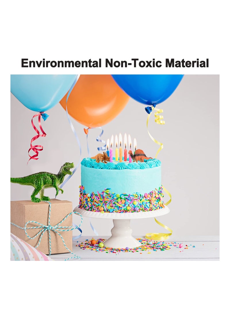 Excefore Mini Dinosaurs Play, 12 Piece Realistic PVC Dinosaurs Play Set with Storage Bucket, Birthday Party Gift Desktop Ornament Play For Boys And Girls Of All Ages - Image 3