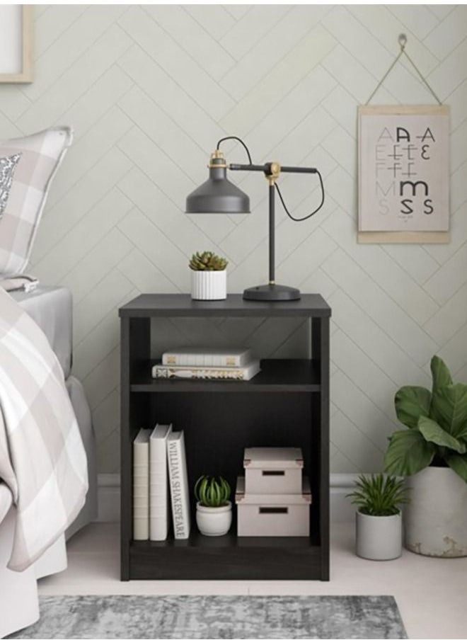 MODERN HOME - Bedside Table Black - Image 1
