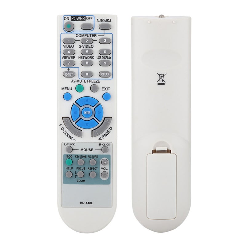 NEC Multi-functional Wireless Projector Remote Control Long Distance - Simple Operation Large Button for NEC for Home Theater - Image 3