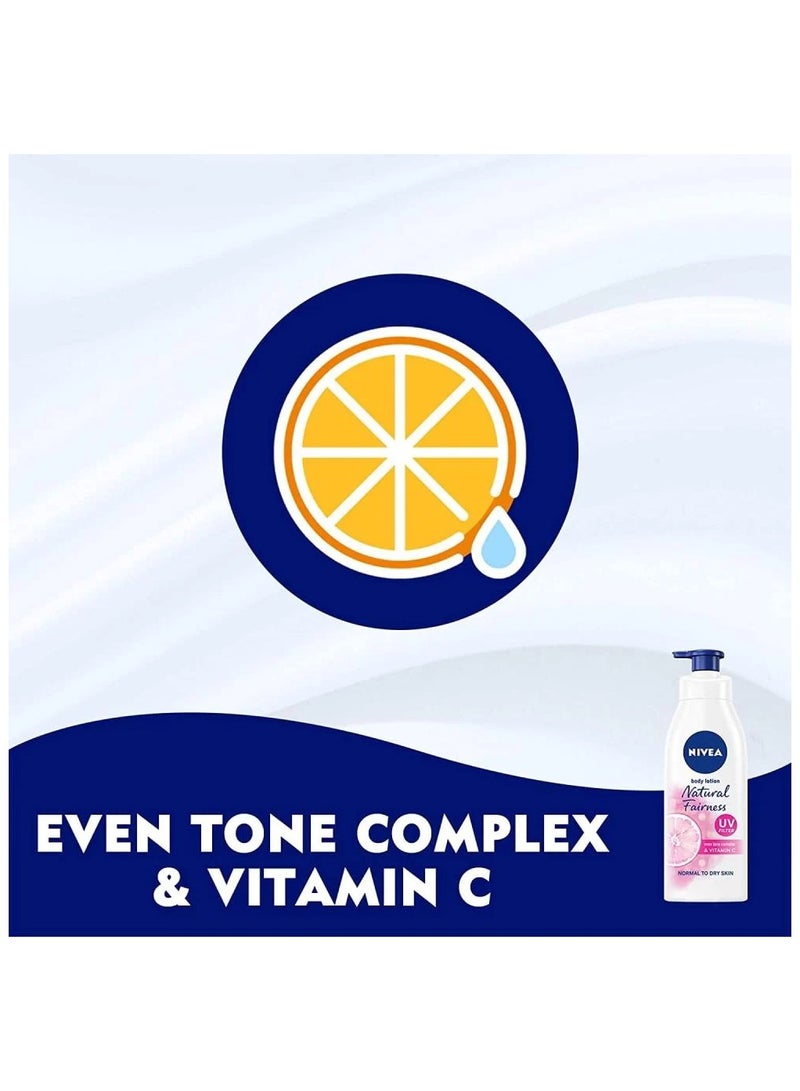 Nivea Natural Fairness Body Lotion - 400ml - Image 3