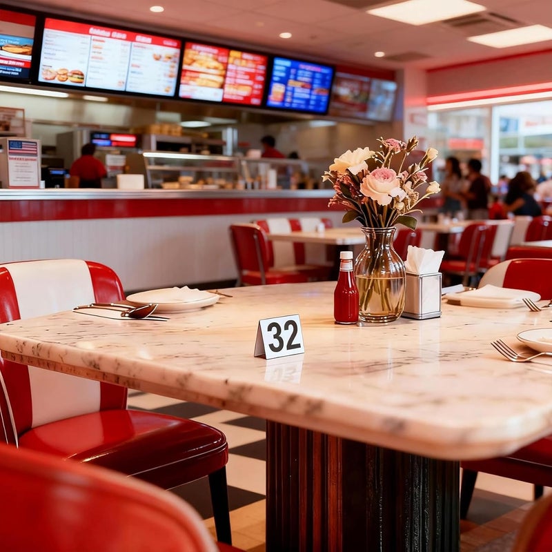 Estleys أرقام طاولات المطعم 1-50 بيضاء، بطاقات أرقام طاولة أكريليك مزدوجة الجوانب بأسلوب الخيمة لحفلات الزفاف، لافتات الأرقام للحفلات، الولائم، حفلات الزفاف، الفعاليات - Image 4