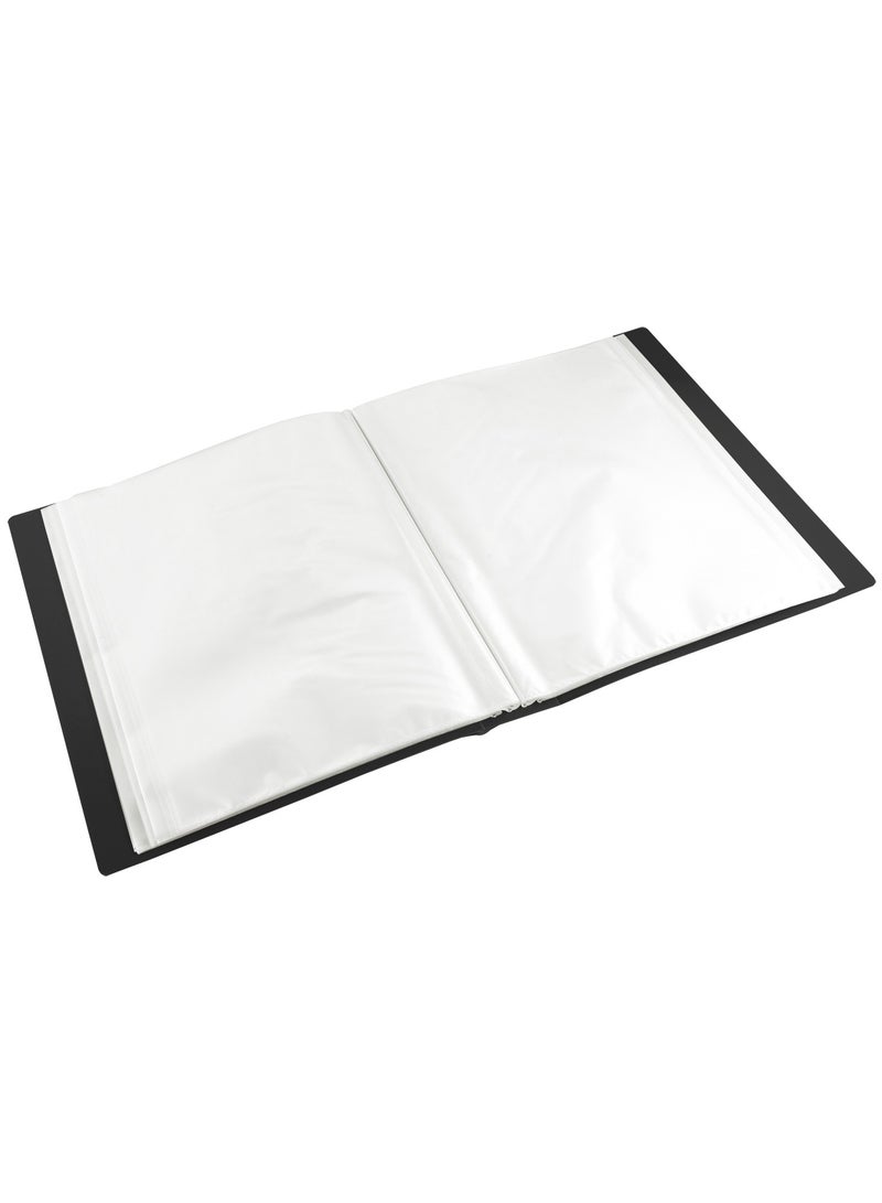 Deli E5006 Display Book A4 - 80 Pages, Assorted Colors, Durable PP Material, Anti-Static Pockets - Image 2