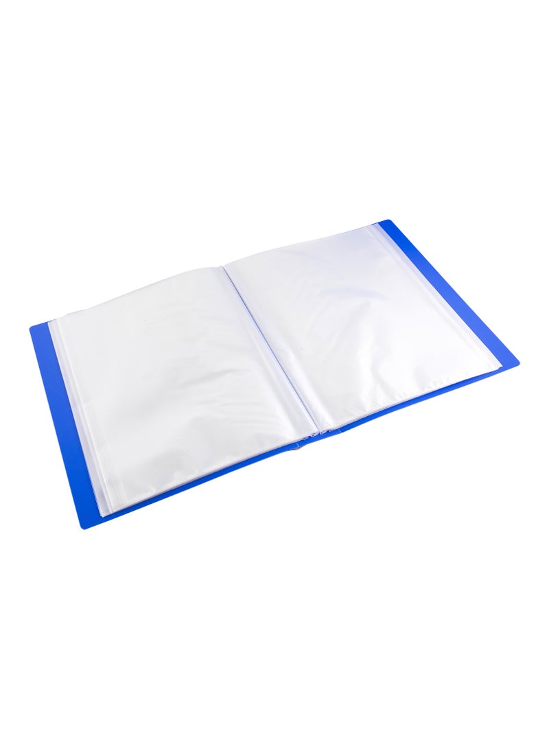 Deli E5006 Display Book A4 - 80 Pages, Assorted Colors, Durable PP Material, Anti-Static Pockets - Image 1