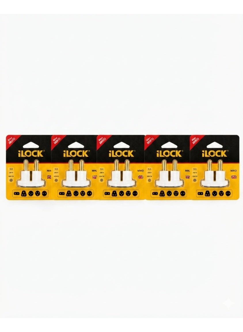 آي لوك Ilock 16 Amp Power Adapter 5-pack 16 A