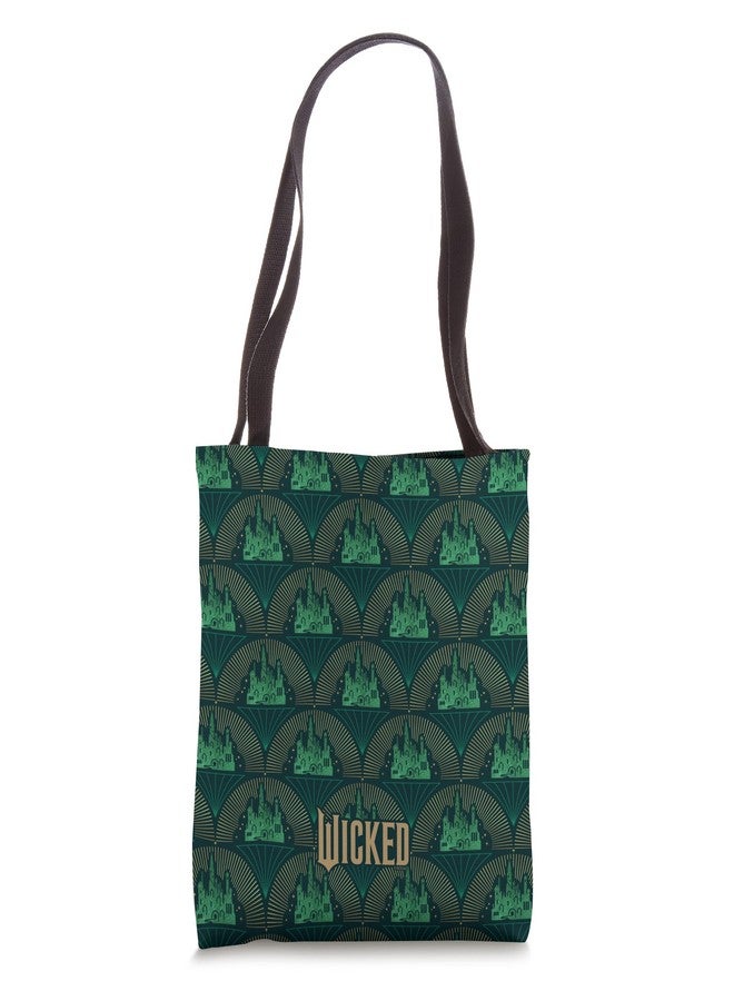 ويكد حقيبة تسوق مطبوعة بالكامل بتصميم مدينة الزمرد الشرير - Image 1
