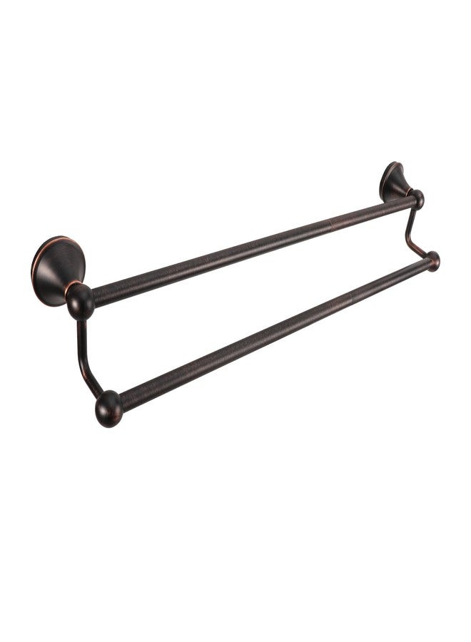 AGKXHDEC #304 Stainless Steel Double Towel Bar,Optional Different Length to installate (Oil Rubber Bronze, Double Towel bar) - Image 1