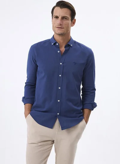 FELIX HARDY Linen Blended Shirt for Men