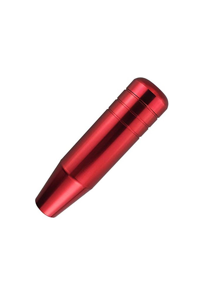 Abfer 5 Red Shift Knob Aluminum Alloy Weighted Shifter Knobs Metal Gear Lever Stick Handle Fit Most Automatic Manual Vehicle - Image 1