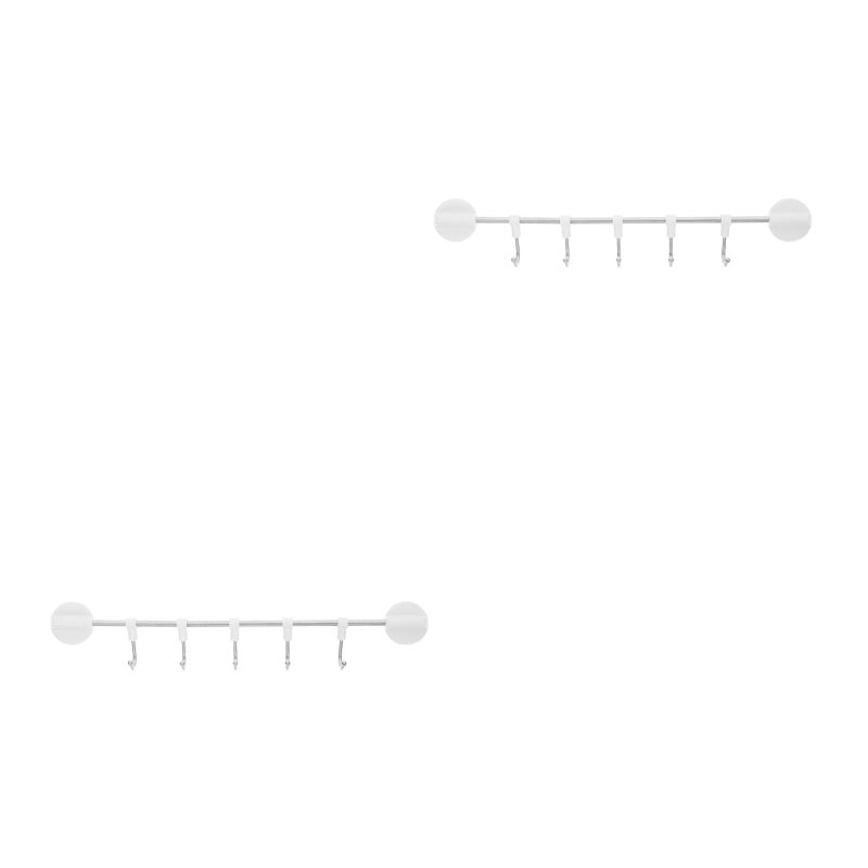 2pcs Refrigerator Magnetic Rack With Towel Magnetic Hook Rack Grill Tool Storage Hanger Kitchen Utensil Hanging Self For Fridge Kitchen Stove Oven Dishwasher - Image 1