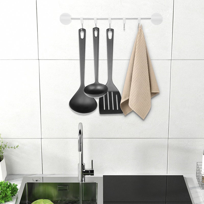 2pcs Refrigerator Magnetic Rack With Towel Magnetic Hook Rack Grill Tool Storage Hanger Kitchen Utensil Hanging Self For Fridge Kitchen Stove Oven Dishwasher - Image 4