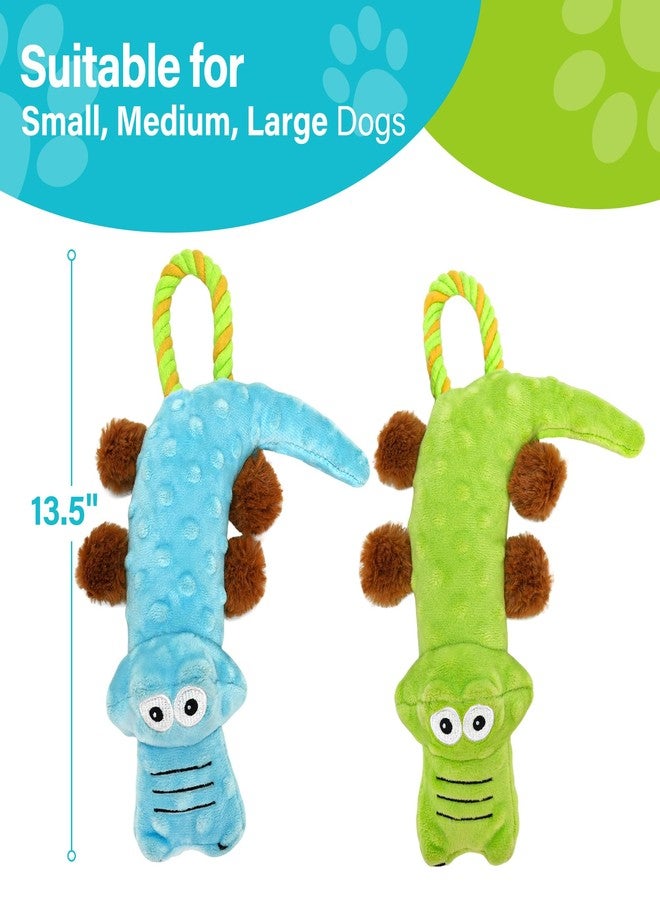 Prime Pets Dog Squeaky Toy, 2 Pack, Tug of War Plush Dog Toys for Small Medium Large Dogs, Stuffed Pet Toys, Interactive Puppy Chew Toy - Image 2