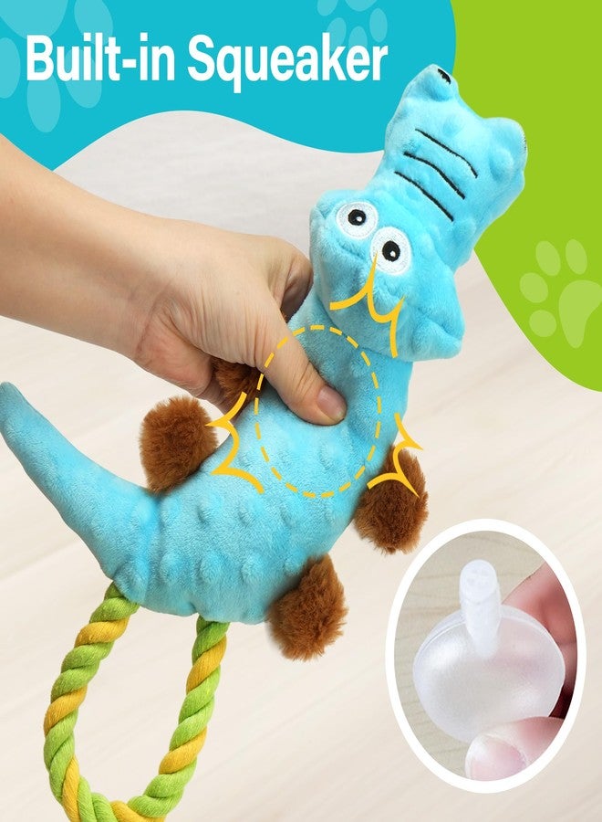 Prime Pets Dog Squeaky Toy, 2 Pack, Tug of War Plush Dog Toys for Small Medium Large Dogs, Stuffed Pet Toys, Interactive Puppy Chew Toy - Image 3