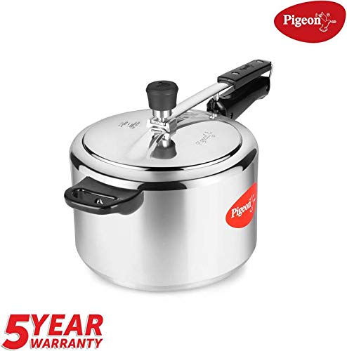 Pigeon by stovektraft 19001100 Induction Inner Lid Stainless Steel Pressure Cooker, 3L, Silver - Image 3