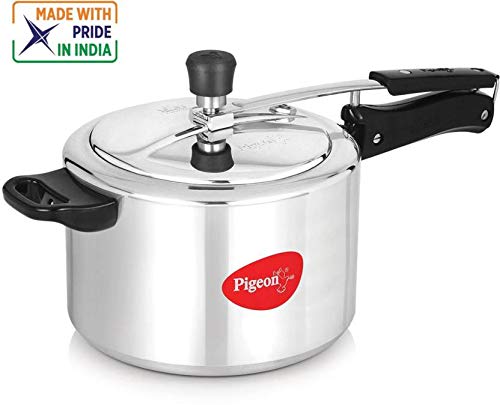 Pigeon by stovektraft 19001100 Induction Inner Lid Stainless Steel Pressure Cooker, 3L, Silver - Image 2