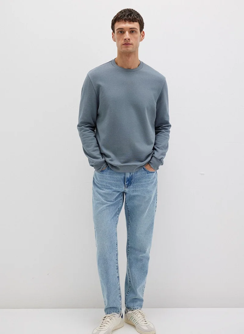 MAVI Crew Neck Grey Sweatshirt