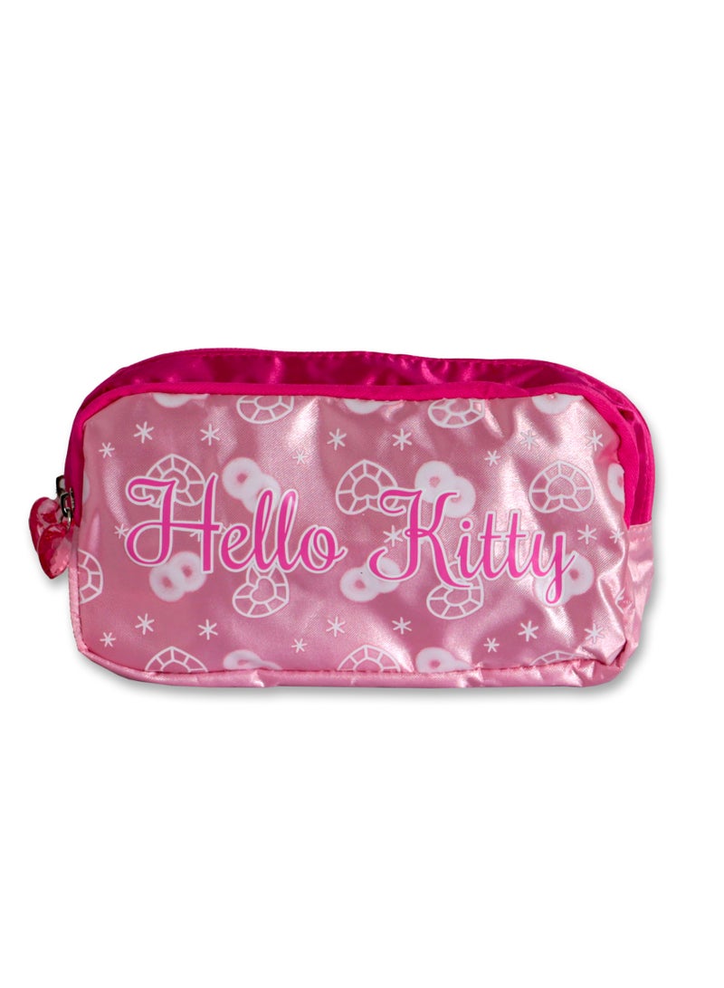 Trucare حافظة أقلام هالو كيتي كريستال برينسيس مكونة من حجرتين