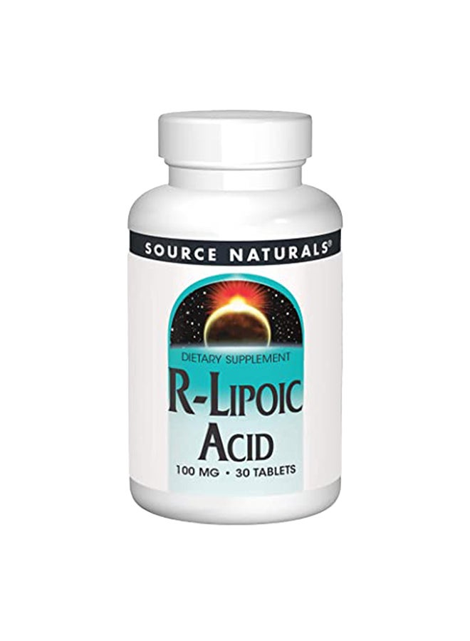 Source Naturals Source Naturals R Lipoic Acid, 100 mg, 30 Tablets 