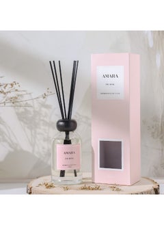 Amara Amara Reed Diffuser The Rose | Luxury Scented Diffuser for Home | Fresh Rose Fragrance Aromatherapy Natural Room Freshener Long Lasting Floral Scent for Relaxation 200 ml  - Image 2