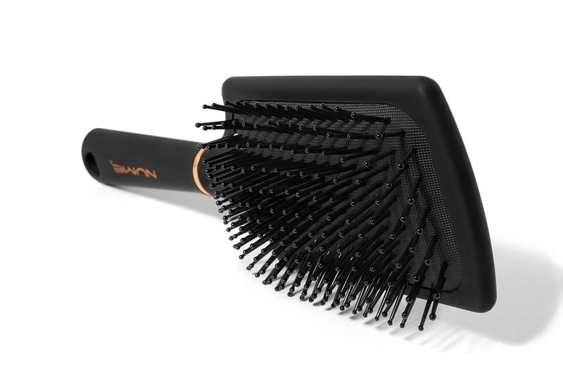 NuMe Paddle Brush For Detangling, Straightening, Gentle Styling - Wet & Dry Hair - Hairbrush For Smooth Finish - Rapid Blow-styling Brush For All Hair Styles - Image 2