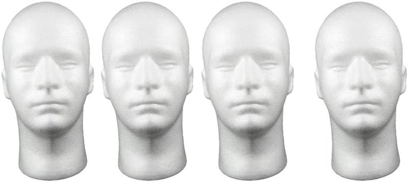 كلاراكو 4 رؤوس تجميلية للرجال مصنوعة من رغوة البوليسترين - Image 1