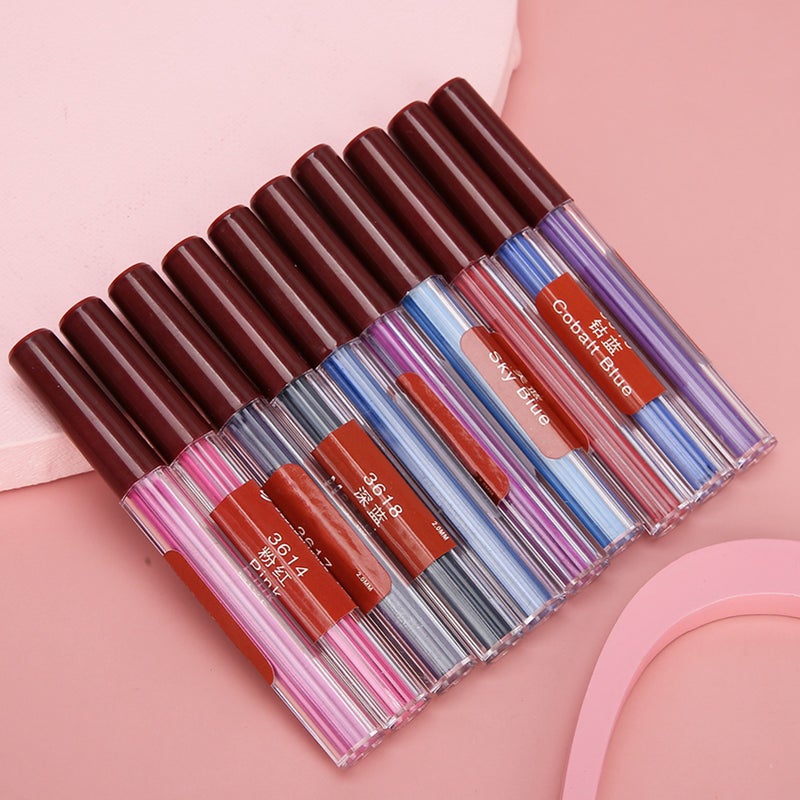 2.0mm Mechanical Pencil Leads - 10 Colorful Eco-Friendly Break-Resistant Refills With Portable Storage Cylinder for Artists and Drawing Enthusiasts - Image 3