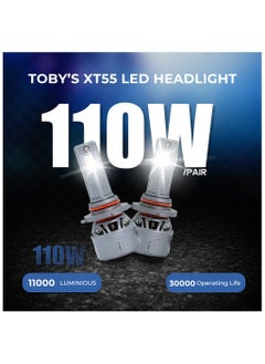 Toby's Tobys XT55 9005 2 Pieces Car LED Headlight Original 55W/piece Power 5500/piece Lumens With Color Temperature 6500K  - Image 2
