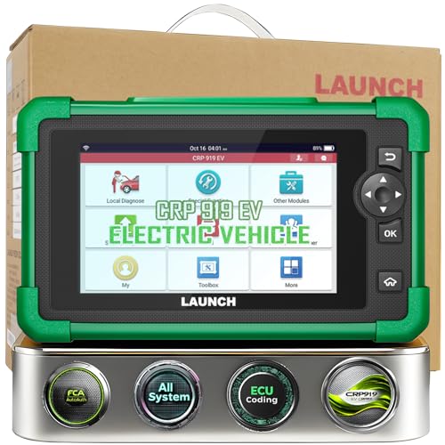LAUNCH CRP919 New Energy Vehicle Scanner, EV Scan Tool with All System, ECU Coding, Bidirectional Control, 43 Service, CANFD and DOIP, 2 Yers Free Update - Image 1