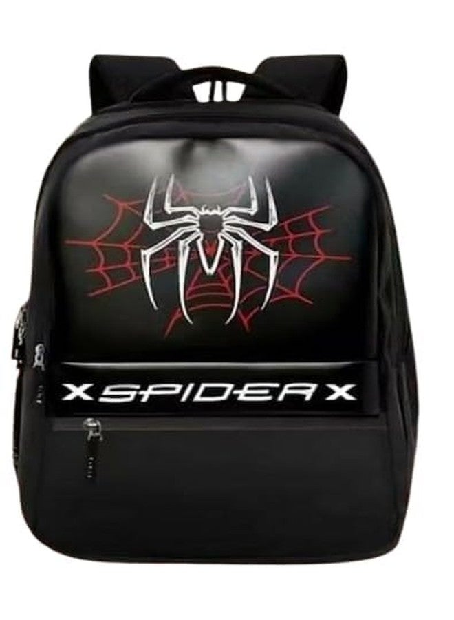 BUYEASY Spider Design Laptop Backpack for Men & Women | Water Resistant School & College Bag with Multi Compartments | Lightweight Durable Travel Backpack for 15.6 Inch Laptop | Stylish Black 30L - Image 1