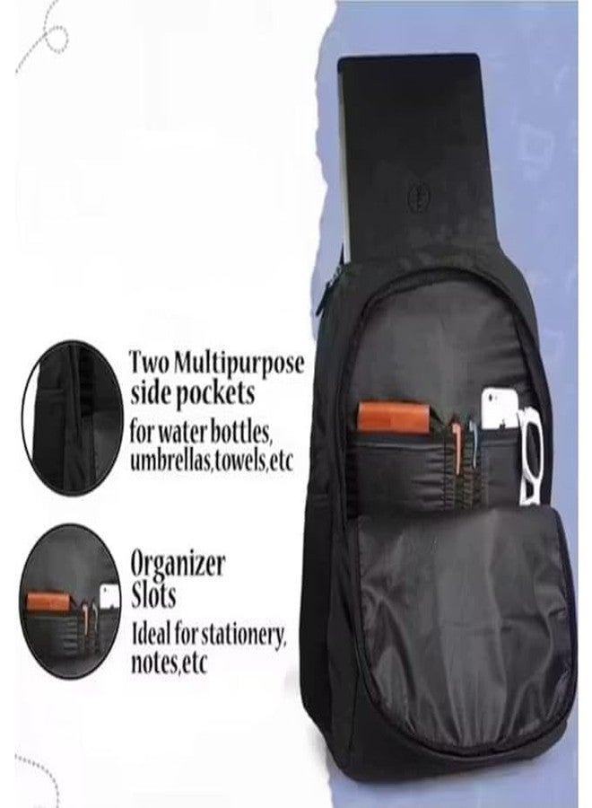 BUYEASY Spider Design Laptop Backpack for Men & Women | Water Resistant School & College Bag with Multi Compartments | Lightweight Durable Travel Backpack for 15.6 Inch Laptop | Stylish Black 30L - Image 5