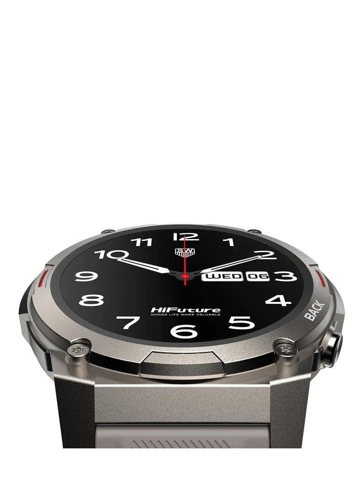 HiFuture Futurego Mix2 Bluetooth Calling Smartwatch - Grey - Image 2