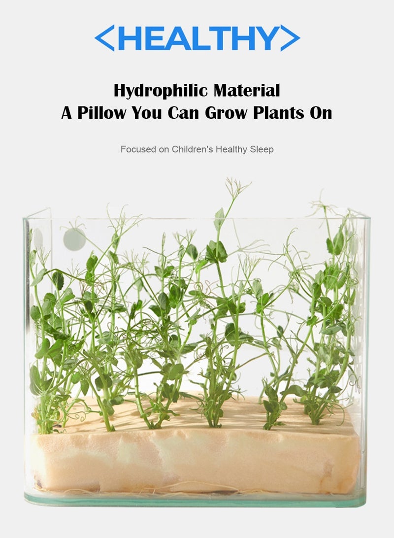 وسادة طفل رغوة الذاكرة القابلة للغسيل مع غطاء طارد للبعوض والتبريد التنفسي. الحماية البدنية للنوم السلمي ودعم الرقبة (الطفل الصغير الإصدار الأزرق) - Image 3