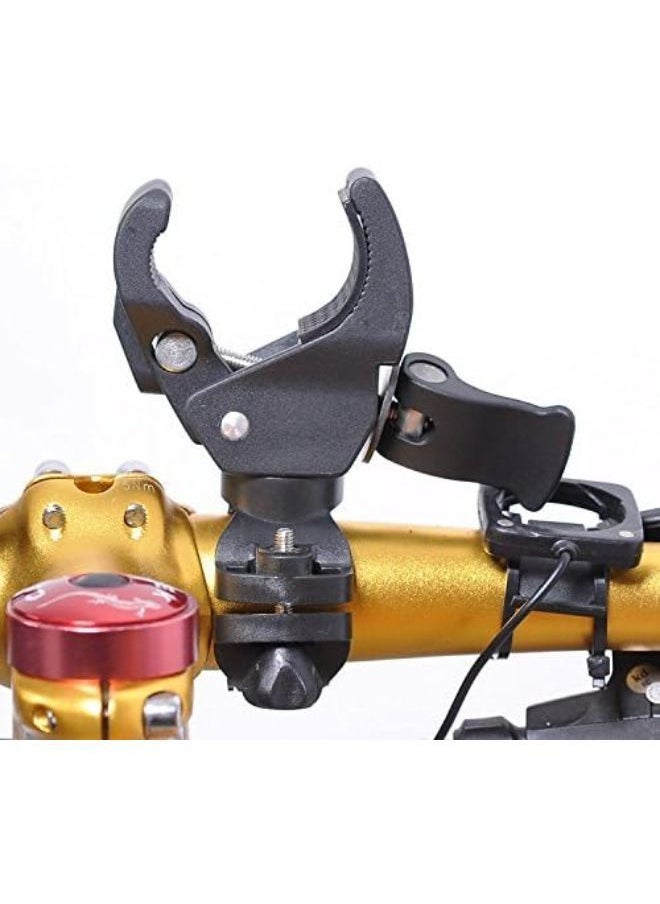 Generic - Universal 360 Degree Rotating Bicycle Handlebar Mount LED Flashlight Clamp Mount - Image 1