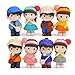 Steam 8 Pcs Cute Boys Girls Couple Figures Playset Cake Toppers Cake Decoration - Image 3