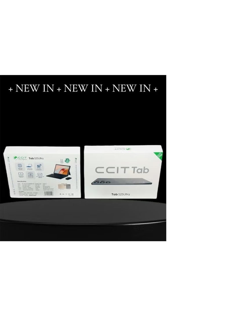 CCIT Tab S25 Ultra 5G Tablet – 16GB RAM, 1TB ROM, 10.1" FHD Display, Octa-Core, Dual SIM + WiFi, Complete Set with Keyboard, Mouse & Bluetooth Headset - Image 3