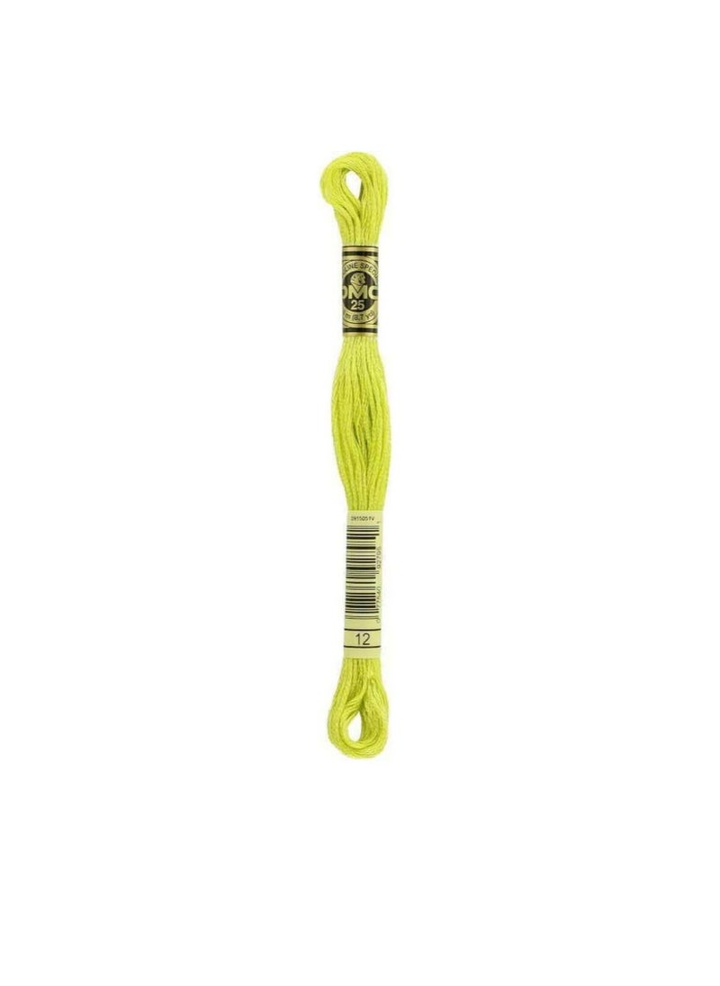 DMC DMC 6 Strand Embroidery Cotton 8.7yard Tender Green  - Image 2