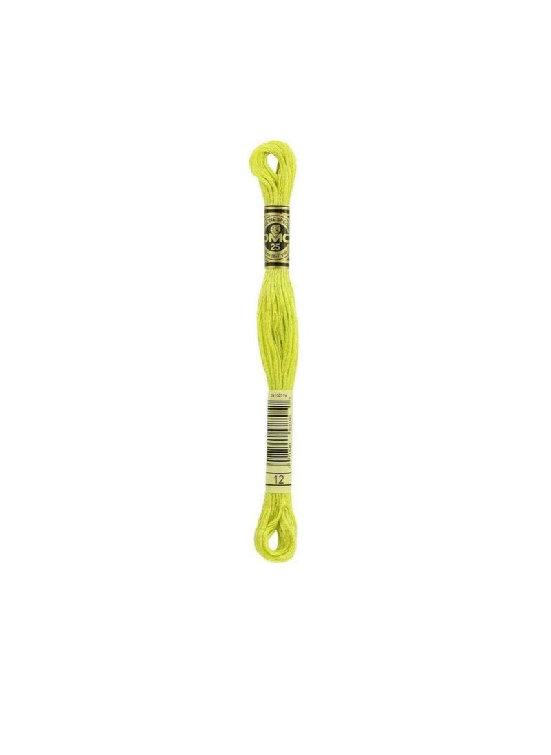 DMC DMC 6 Strand Embroidery Cotton 8.7yard Tender Green  - Image 3