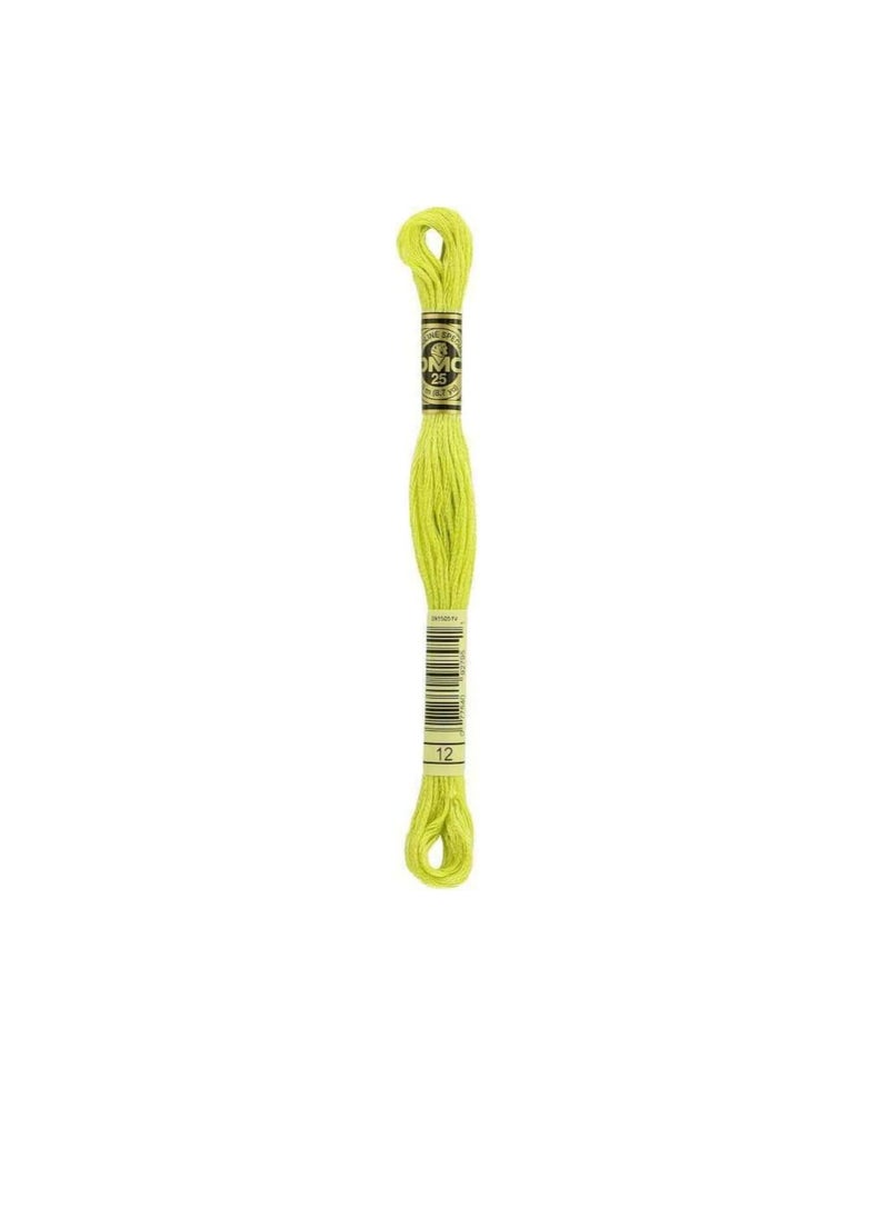 DMC DMC 6 Strand Embroidery Cotton 8.7yard Tender Green  - Image 1