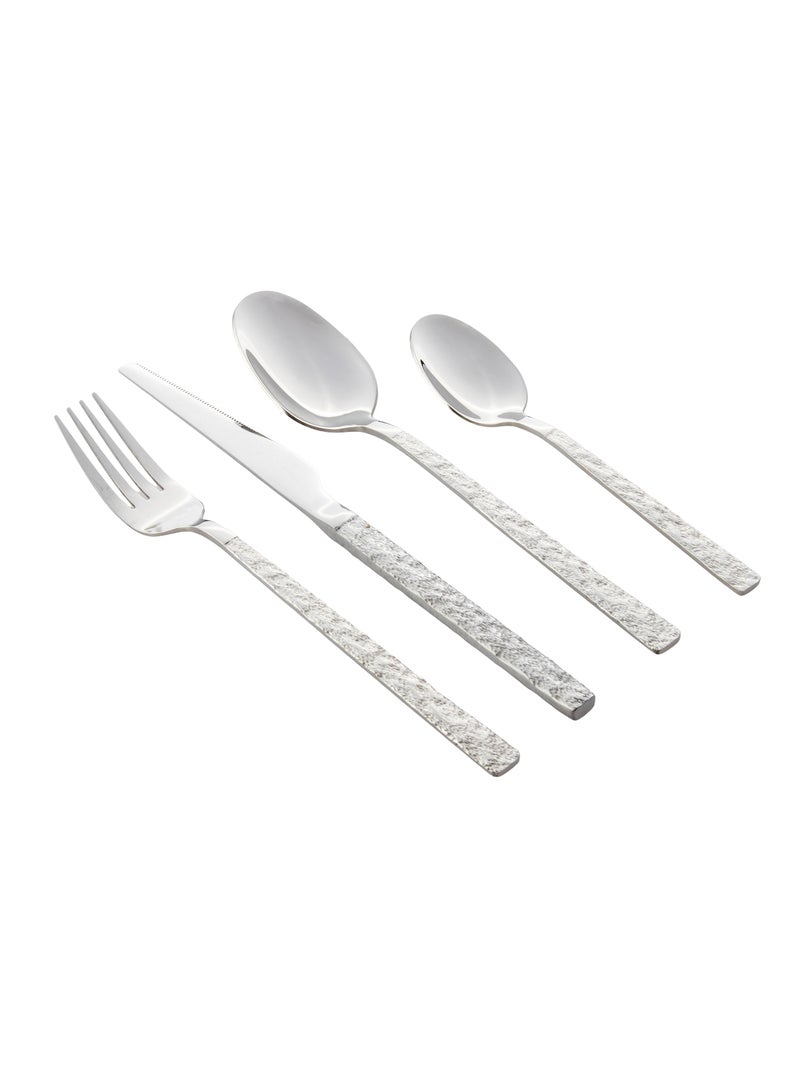 Dania Stainless steel spoons, forks and knives set, 24 pieces  - Image 1