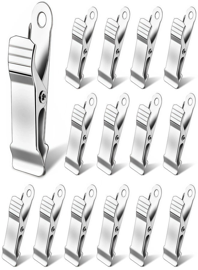 AVERZELLA 20 Pcs Small Metal Clips Spring Mini Clamps for Crafts, Metal Clamps for Baking, Stainless Steel Small Clips for Backdrop Office Paper Hanging Lights, Spring Clamps Alligator Clips - Image 1