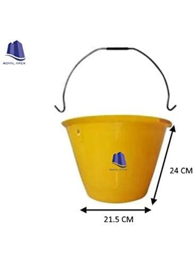 Royal Apex Heavy Duty Pvc Bucket Yellow - Image 2