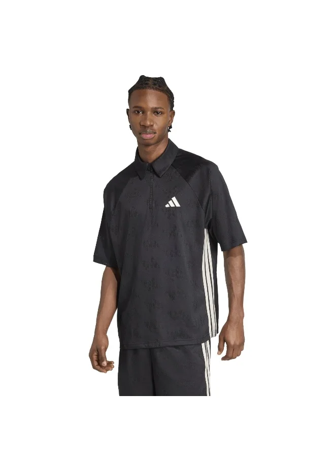 Adidas Adidas M Sta Seas Tee Black Polo Shirt (Short Sleeve) Polo Shirts For Men