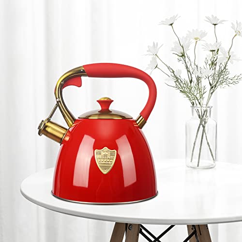 LUXGRACE Tea Kettle -2.9 Quart Tea Kettles Stovetop Whistling Teapot Stainless Steel Tea Pots for Stove Top Whistle Tea Pot - Image 3