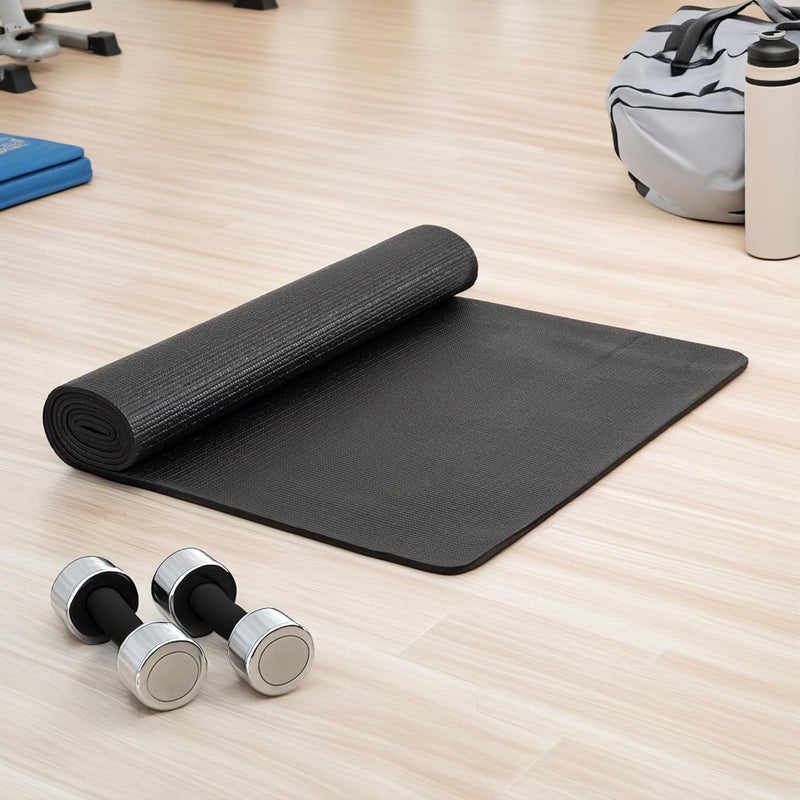 مايند ريدر YOGAPVC-PUR حصيرة يوغا ولياقة وتمارين رياضية سميكة ��دًا متعددة الأغراض مع حزام حمل، عالية الكثافة ومقاومة للتمزق - Image 2