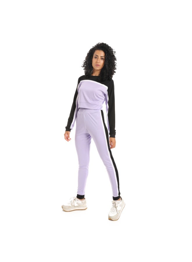 Caesar Women's two-piece sports set, T-shirt and pants  - Image 2