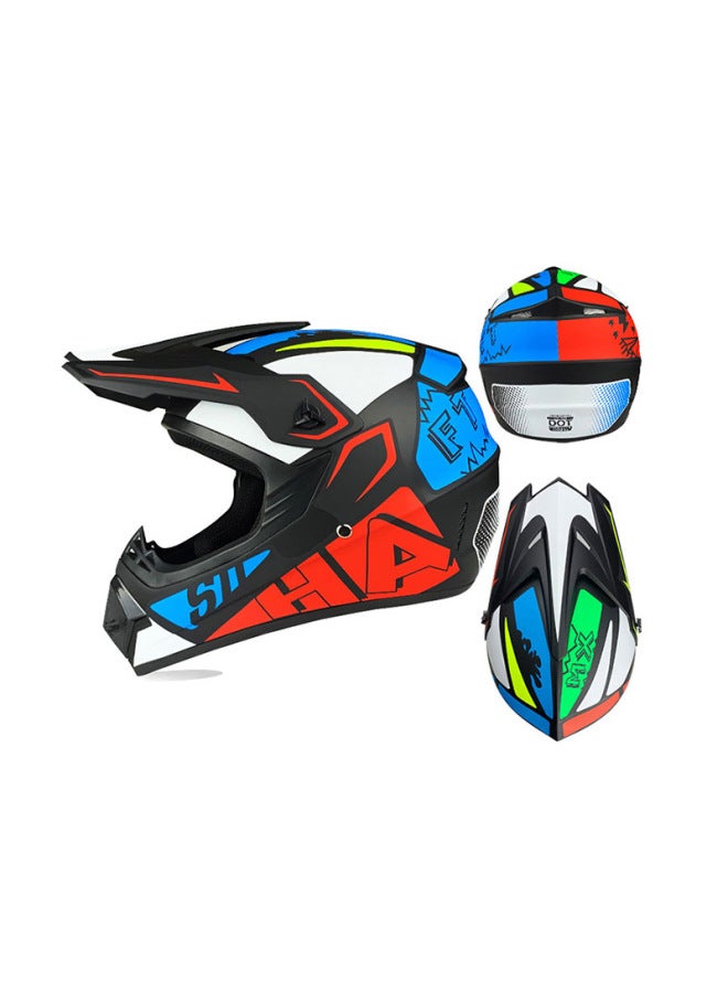 خوذة الطرق الوعرة Dot Beach Mountain خوذة كاملة الوجه خوذة ركوب الكارت للشباب خوذة السلامة للمركبات الكهربائية - Image 4