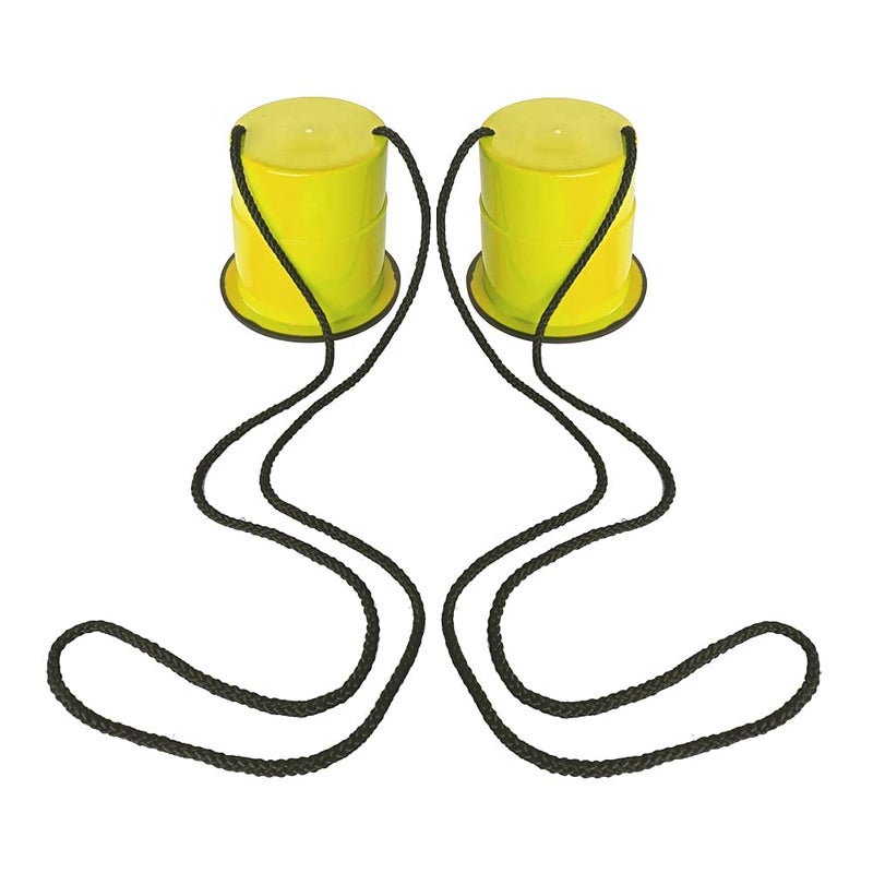GISCO Anti Skid Bucket Stilts in Red/Blue/Yellow � Kid Stilt 2-Pack (Pair) Walking Cups for Children � Kids Stepper Toy Walking Stilts (Yellow) - Image 2