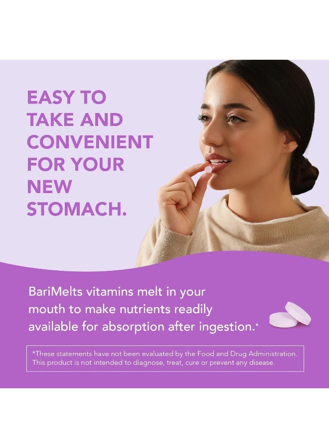 BariMelts Biotin, Dissolvable Bariatric Vitamins, Natural Strawberry Flavor, 90 Fast Melting Tablets - Image 4