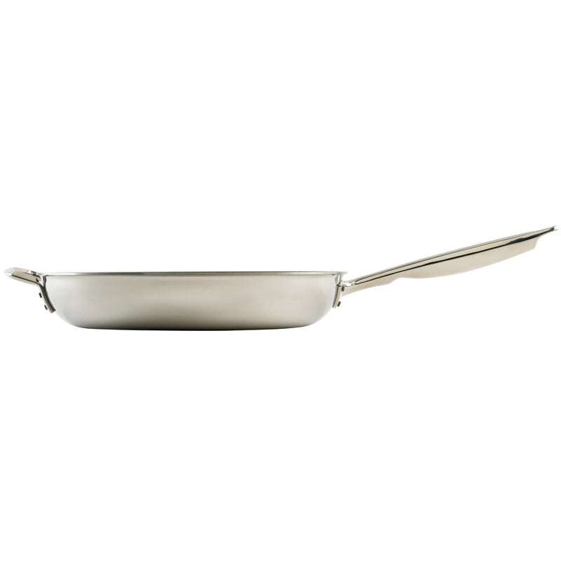WINCO Tri-Ply Frying Pan, Silver - Image 3